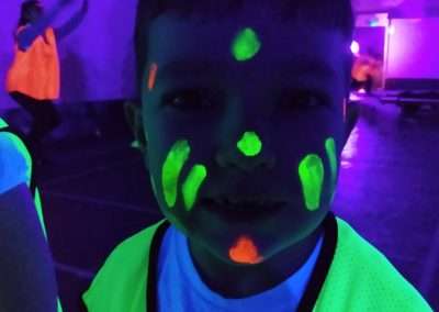 Year 3 and 4 glow in the dark dodgeball festival